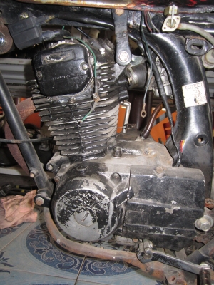 ขาย เครื่องพร้อมเล่มส้ม Honda Wing125