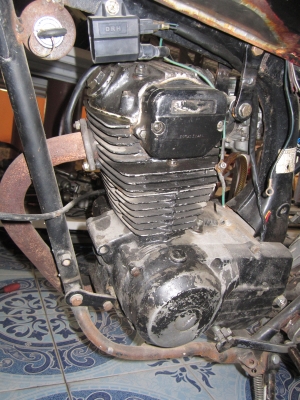 ขาย เครื่องพร้อมเล่มส้ม Honda Wing125