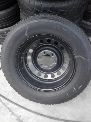 กะทะล้อพร้อมยาง 17X7 1/2J ขนา 6 รู มี 1 ล้อ TEL.081-427-3941 กะทะล้อพร้อมยาง 17X7 1/2J ขนา 6 รู มี 1 ล้อ TEL.081-427-3941