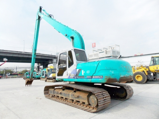 ขายด่วน รถขุด KOBELCO บูมยาวมาก 18 เมตร มือ 2 นำเข้าเองจากญี่ปุ่น