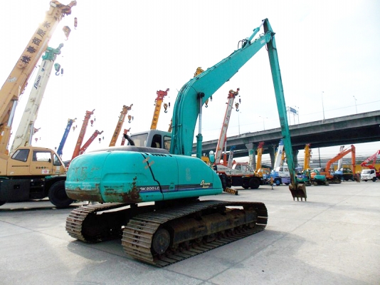 ขายด่วน รถขุด KOBELCO บูมยาวมาก 18 เมตร มือ 2 นำเข้าเองจากญี่ปุ่น