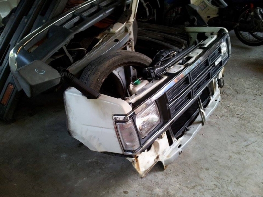 ตัดศอกดีเซล Datsan Japan หม้อน้ำมิเนียมฝาพลาสติก