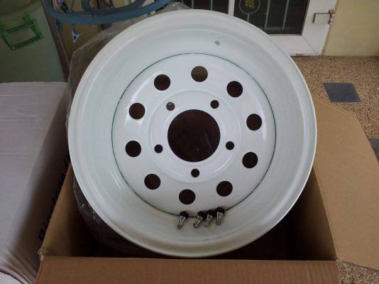 จำหน่ายกระทะรูกลมของใหม่ 5/165.1 ใส่ Landrover Serie / Defender / Discovery