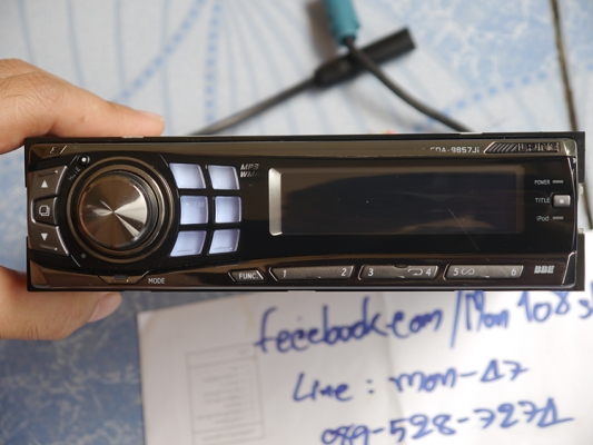 ฟร้อน Alpine CDA-9857Ji รุ่นใหญ่ 3 Pre-outs เล่น CD MP3