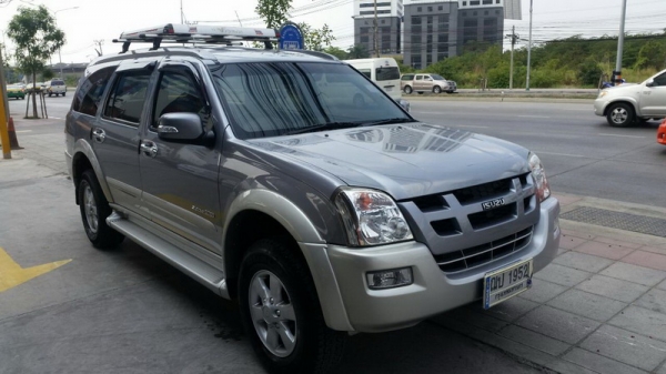 ISUZU MU-7 ปี 2005 AUTO ตัว TOP ARIBAG คู่ หน้า เบรค ABS กระจกไฟฟ้า พวงมาลัยพาวเวอร์ ล้อ MAX มีแร็กหลังคาพร้อม จัดไฟแนนได้ ฟรีดาวน์
