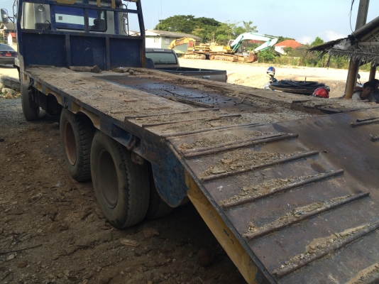 10ล้อเพลาเดียวท้ายลาด ฟูโซ่ FN215K-50781..บรรทุก200ได้สบาย (จะไม่เอาพื้นหางปลาก็ได้...ราคาลดลงมา)