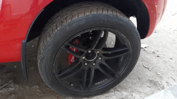 ขายล้อ 6รู  265/45/22 ยางtoyo 12   (ใส่ford ranger อยู่)