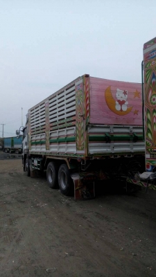 ขายดาวน์รถพ่วง 22 ล้อ 2 เพลา กระบะเหล็กคอกเกษตรดั้ม ISUZU 360  ปี.56 รถสวยวิ้งน้อย ยาง.90\% แม่.ลูก ราคา.1200000 ต่อรอง