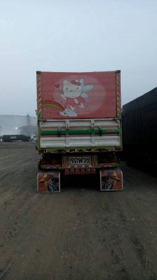 ขายดาวน์รถพ่วง 22 ล้อ 2 เพลา กระบะเหล็กคอกเกษตรดั้ม ISUZU 360  ปี.56 รถสวยวิ้งน้อย ยาง.90\% แม่.ลูก ราคา.1200000 ต่อรอง