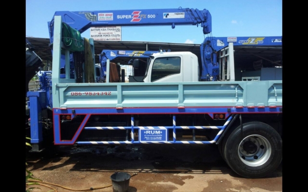 ห.ส.ม ทรัพย์โสภาขนส่ง บริการ 6-10 ล้อติดเครน 5 ตัน พระราม2 bkk