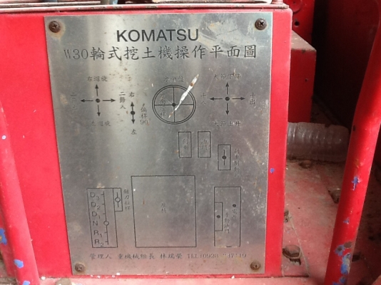 รถขุดล้อยางkomutsu fc20 สภาพดีพร้อมใช้เก่าญี่ปุ่น