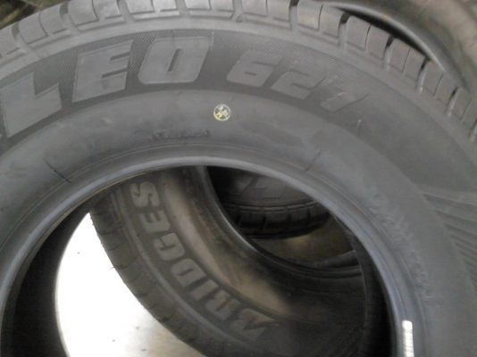 195R14 BRIDGESTONE LEO 627 ยางใหม่ๆ ปี 2013 รุ่นนี้ขอบแก้มหนา โทร.081-427-3941 195R14 BRIDGESTONE LEO 627 ยางใหม่ๆ ปี 2013 รุ่นนี้ขอบแก้มหนา โทร.081-427-3941