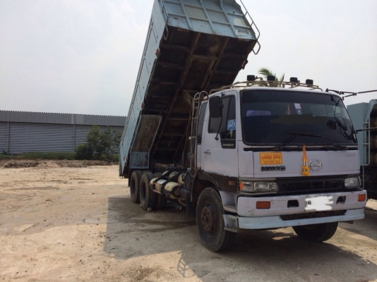 ขายสิบล้อพ่วงดั้มHINO FM3Mเครื่องP11ติดก๊าซNgvเกียร์อินตั้น