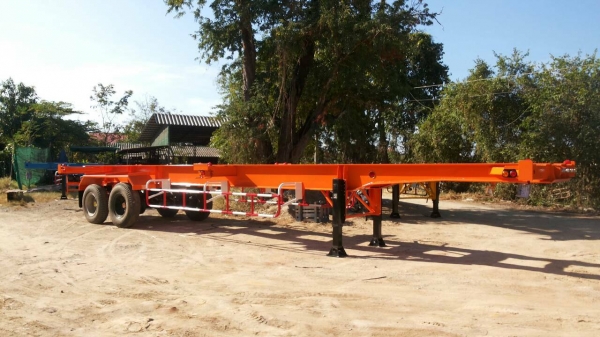 รถเทรลเลอร์ นำลาภ มงคลสยาม หางก้างปลา 40 ฟุต 2 เพลานำลาภ ใหม่