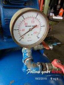 ปั้มลมพูมา 3  หัว ขนาด 5  แรง