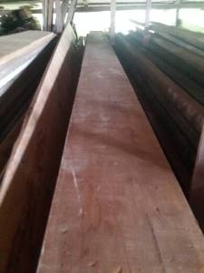 ไม้พื้นหน้า 8 นิ้วไม้หลุมพอ ตะเคียนทอง