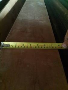 ไม้พื้นหน้า 8 นิ้วไม้หลุมพอ ตะเคียนทอง