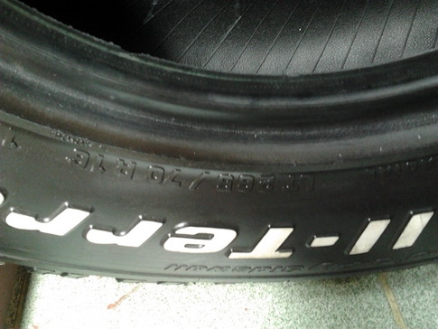 BF All 265/70/16 ปี 42/11 สภาพดี สวยๆ พร้อมใช้งาน 1ชุด BF All 265/70/16 ปี 42/11 สภาพดี สวยๆ พร้อมใช้งาน 1ชุด