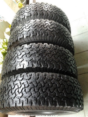 BF All 265/70/16 ปี 42/11 สภาพดี สวยๆ พร้อมใช้งาน 1ชุด BF All 265/70/16 ปี 42/11 สภาพดี สวยๆ พร้อมใช้งาน 1ชุด