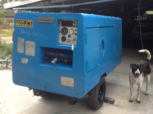 ปั๊มลมแบบเครื่องDENYO 130SS เก่าญี่ปุ่น 0833554933