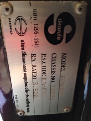 ขายรถดัมพ์ Hino mega500 เครื่องคอมมอนเรล150 เทอร์โบ