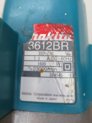 ลดราคา-เร้าเตอร์ 12mm MAKITA Electronic Router รุ่น 3612BR ของแท้ ญี่ปุ่น รุ่นใหม่ สภาพดี