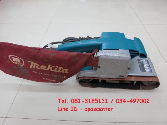 ลดราคา-เครื่องขัดกระดาษทรายสายพาน3" 9924DB MAKITA ญี่ปุ่น ของแท้ สภาพใหม่