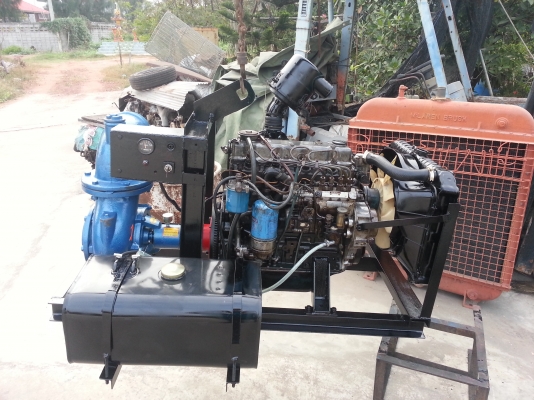 ขายเครื่องสูบน้ำ ดีเซล 4 สูบ  ขนาดเข้า6ออก6นิ้วของใหม่ ส่งสูง 20เมตร