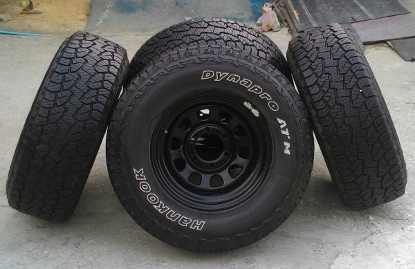 ขายยาง AT 265/70R16 พร้อมล้อลาย Rock16 x 8 ET0