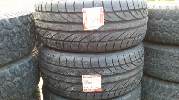 ขายยางใหม่ 245 40 17 บิสโตนคู่ละ 3500