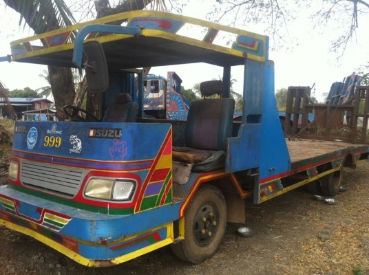 ขายอีแต๋น6ล้อ เทเลอร์5เมตร เครื่อง110 พวงมาลัยเพาเวอร์ สโลกลาง