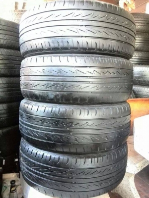 ขายยาง BRIDGESTONE MY02 195-50-16 ปลายปี12 ดอกสวย เนื้อนิ่ม พร้อมใส่ถ่วง ชุดละ 3,800 บาท