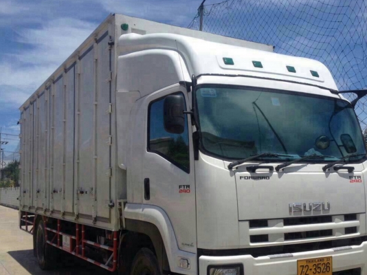 รถ6ล้อสวยๆ(มีหลายคันให้เลือก) ISUZU FTR 240 แรงม้า ตู้แห้ง10บาน ติดแก็สNGV