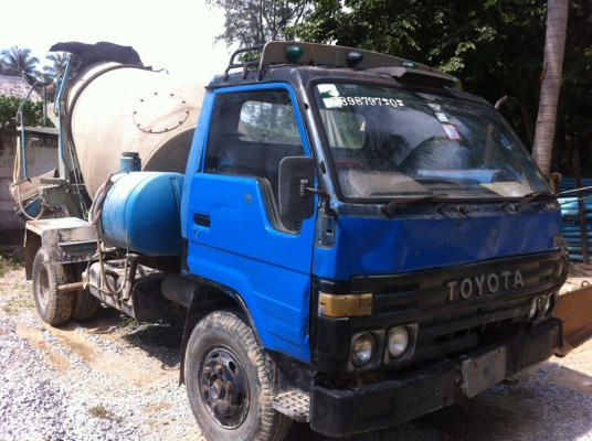 ขายรถบรรทุก 6 ล้อโม่ปูน TOYOTA BU91 115 แรงม้าโม่ปูน 2.5 คิว เอกสารเล่มทะเบียน ราคา 400000
