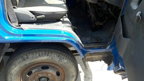 รถบรรทุก 6 ล้อ TOYOTA กระบะข้างเสริม กระบะรั้วเหล็ก รุ่น DYNA