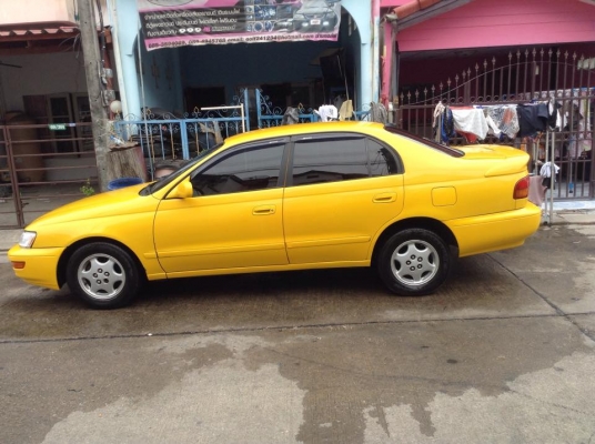 ขายครับ TOYOTA CORONA (ไม่ไช่แท็กซี่ 1000000000000000\%) . ท้ายแยก. 2.0 ตัวท็อป กันชนหน้าหลังเป็น แอคซิเออ แล้ว ไฟฟ้าทั้งคัน เบาะปรับระดับได้ พวงมาาลัยปลับได้ เครื่อง ดีมาก เกียร ออโต้ แกส LPG ประหยัดสุดๆ สีสวยแสบตา ภายในเบาสวยสะอาด แต่งเครื่องเสียงมา ช่วง