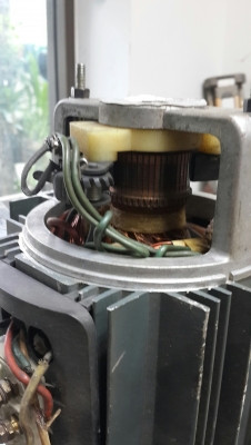 ขายปั้มน้ำเก่าเก็บของอิตาลี LOWARA รอบจัด 5,500 รอบ/นาที  Body อลูมิเนียม