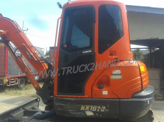 รถแบคโฮ KUBOTA KX161-3 ทำงาน 3,100  ชั่วโมง มีเล่มทะเบียน