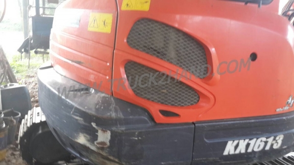 รถแบคโฮ KUBOTA KX161-3 ทำงาน 3,100  ชั่วโมง มีเล่มทะเบียน