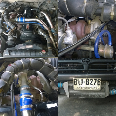 ชุดเทอร์โบ+อินเตอร์ 2L เขาควายท่อต่างๆครบชุด/ท่อ ทั้งเส้น NP300 Navara