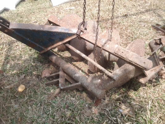 ขายตามสภาพพานพรวน4ใบ16นิ้วติดกับรถไถ22แรงคูโบต้า