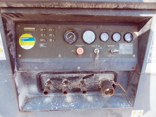 ขายเครื่องลม AIRMAN ขนาด 655 cfm มือ 2 นำเข้าจากญี่ปุ่น