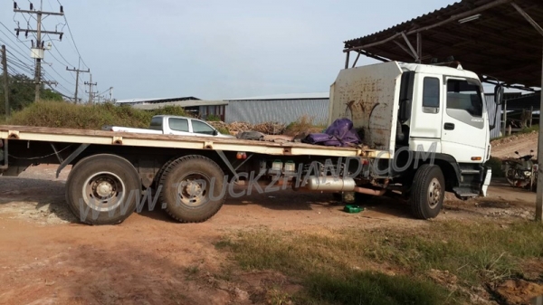 รถบรรทุก 10ล้อ Isuzu 370  แรงม้า  พื้นเรียบ รุ่น CXY51V3J