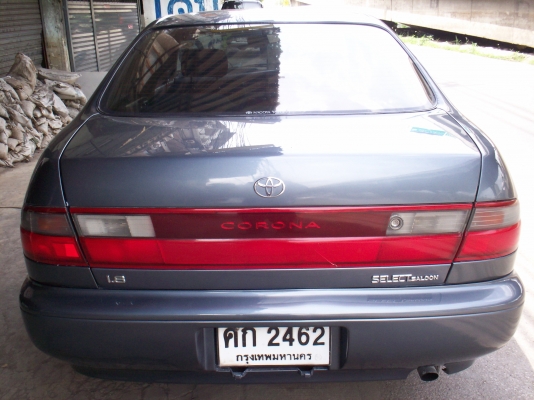 รถโตโยต้า โคโรน่า ปี99 สีเทา เกียร์ออโต้ ST190 กระจกพับไฟฟ้า ประกอบนอก เดิมเป็นรถสถานฑูต  สภาพสวย เครื่อง4S-FE  1800 CC. ไม่เคยชนหนัก ติดแก๊สLPG มัลติวาล์ว ระบบไฟฟ้าทั้งคัน ไม่จมน้ำ ไม่ใช่แท๊กซี่เก่า  รถอยู่แถวดอนเมืองครับ   0890671028