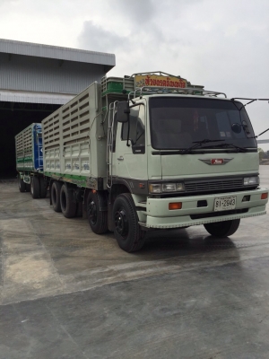 *ขายรถพ่วง HINO FM 3M 240 แม่ 2 คานหน้า ปี 2540