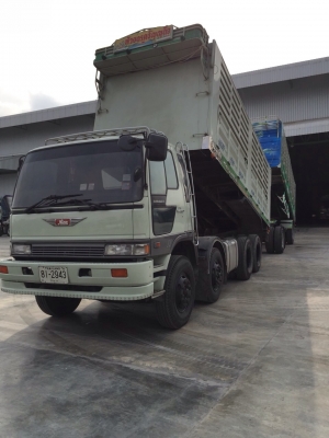 *ขายรถพ่วง HINO FM 3M 240 แม่ 2 คานหน้า ปี 2540