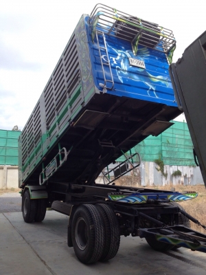 *ขายรถพ่วง HINO FM 3M 240 แม่ 2 คานหน้า ปี 2540