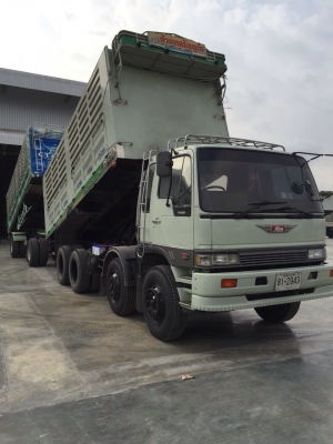*ขายรถพ่วง HINO FM 3M 240 แม่ 2 คานหน้า ปี 2540