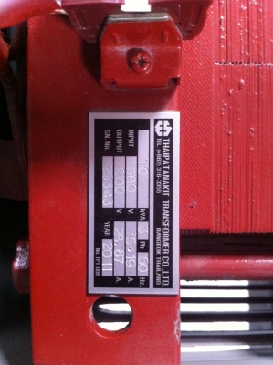 ขายหม้อแปลงไฟฟ้า  10 KVA 380-200V