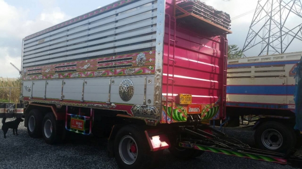 HINO FM2P 380 แรง เบรคแห้งตัวใหม่ ดั๊มพ์แม่ลูก กระบะพืชไร่ ลูก 3 เพลา